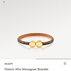 Authentic LV historic mini monogram bracelet